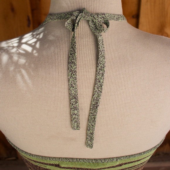Veronica Beard Velza Knit Green Multi Halter Size XS - Picture 12 of 16